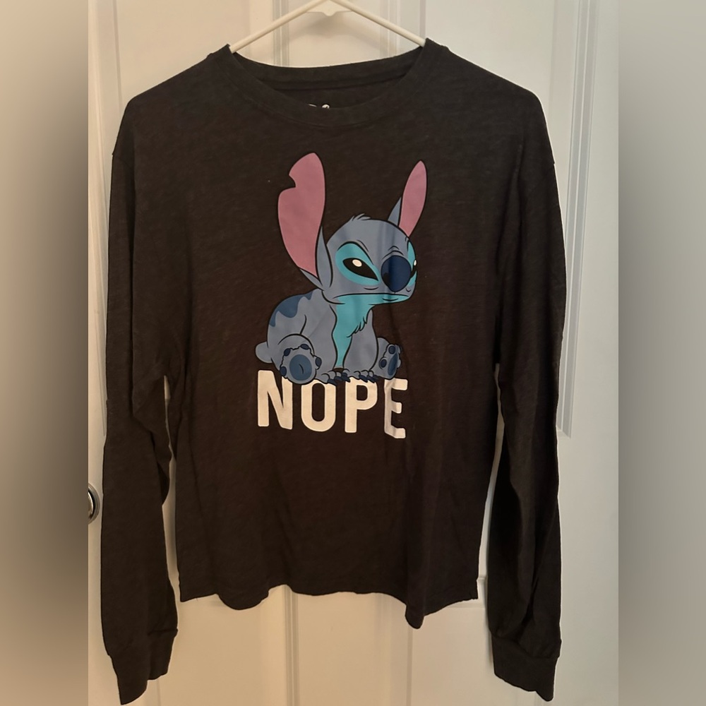 Disney Women’s Long Sleeve Shirt- Stitch!